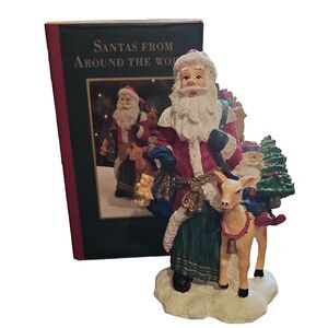 Vintage Barvarian Santa from Santa's Around The World 1994  Figurine 5.5"